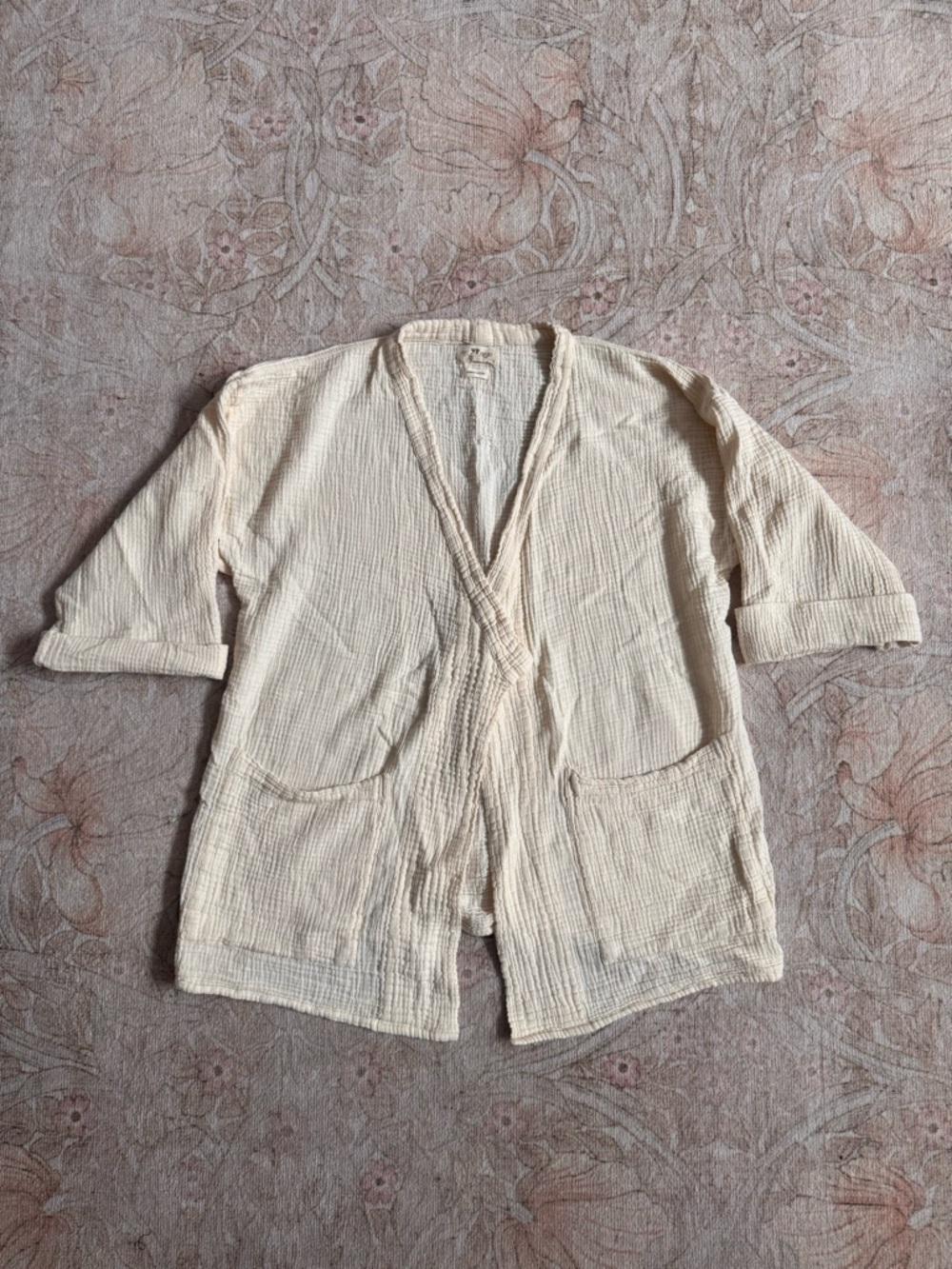 Turkish Crinkle Cotton Cardi/Cover Up